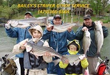 Striper fishing guide service